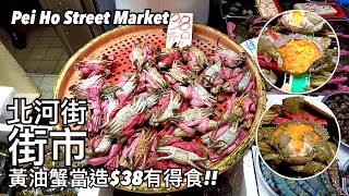 北河街街市 黃油蟹當造$38有得食!! | 北河街マーケット 600円でイエローバタークラブが食べられる!! | Pei Ho Street Market