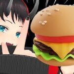 [ASMR雑談/モッパン]みんなでハンバーガー食おう🍔🤟 咀嚼音/Hamburger/Mukbang/Eating Sounds【龍ヶ崎リン / シュガリリ】