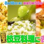 ｢神がかってる…｣食宝枝豆料理に驚きが止まらない!!『KAT-TUNの食宝ゲッットゥーン』8/18(木)【TBS】