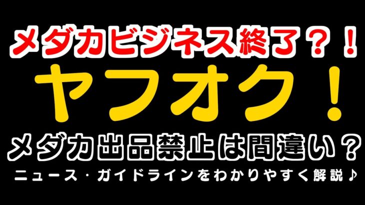 【メダカ販売】メダカビジネス・ブーム終了？ヤフオク！メダカ出品禁止のニュースとガイドラインをわかりやすく解説♪