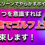 【ビジネスゾーン】間違いやすいポイント３つ！ここを押さえれば基本練習の質が上がるので最速でゴルフ上達をお約束します♪