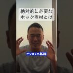 【ビジネスの基本】ビジネスを広げるために必ず必要なホック商材ってなに！？#竹花貴騎 #マーケティング #経営