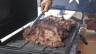 焼きたてラム肉を先着で無料提供　食を通じてオーストラリアの魅力を体感　岡山・真庭市