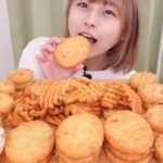 【大食い】[咀嚼音] サクサクのフライドポテト1.5kg [業務スーパー]