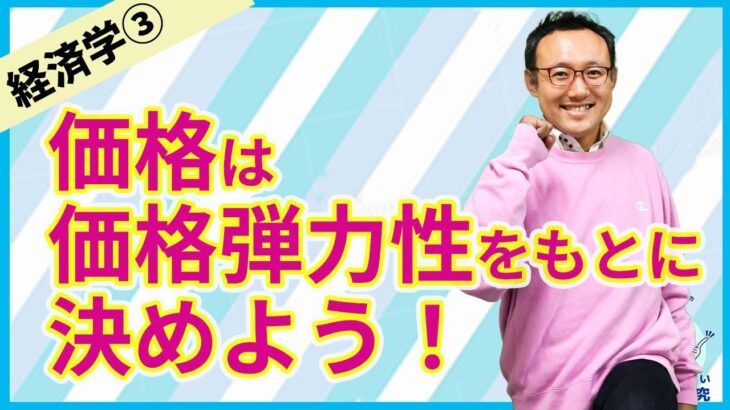 価格弾力性－自社ビジネスの基本構造を決める重要概念！！【経済学3】