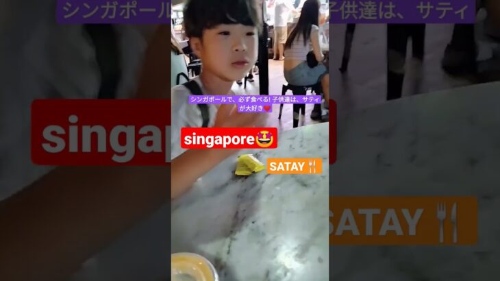 48本ペロリ完食🥳 singapore オススメ SATAY♪       #新加坡 #singapore#lovesingapore #子連れ海外旅行 #싱가포르#dish