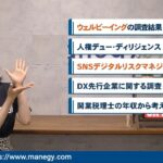 #4【Manegy TV 】ウェルビーイングを知ることで幸せになる！？ビジネスに活かせる最新情報をお届け♪