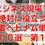 ビジネス現場で絶対に役立つ重要ベトナム語単語500選 第1集 [001-200]