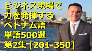 ビジネス現場で絶対に役立つ重要ベトナム語単語500選 第2集 [201-350]