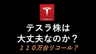 テスラ株　暴落でも大丈夫。１１０万台リコール、充電ビジネスの脅威、AIデー