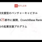 起業支援プログラム Antler Cohort Program アントラー・コーホート・プログラム