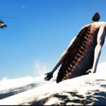 GTA5 SEA MONSTER 遇上可怕大海怪！食人大怪物在洛聖都海洋 （OMG 😱）