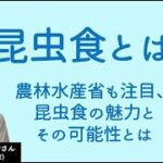 【内山昭一】昆虫食とは　イナゴだけじゃない！ 昆虫食の魅力と意義、その可能性を探る