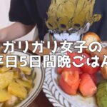 【節約食生活】自炊して食べる平日の食事vlog【一人暮らし独身ミニマリストOL】