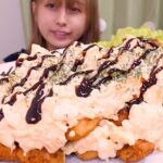 【大食い】[咀嚼音] たまご13個分のタルタルソースをかけたチキンカツ2kg