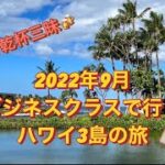 【3年ぶりのハワイ】成田→コナ直行便ビジネスクラスで行くハワイ島　旅の始まりはサクララウンジで乾杯！