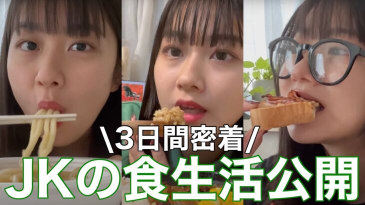 【3日間】JKの食生活に密着してみたら意外な生態が明らかに！？