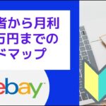 【越境ECビジネス/副業eBay輸出せどり】ゼロから月利100万円までのロードマップ / 月利10万円、月利30万円、月利100万円【イーベイ】