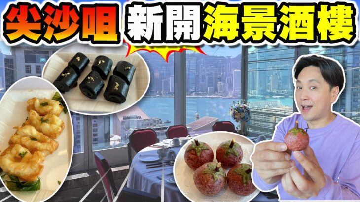 【HEA住去食】 尖沙咀新開海景酒樓 | 無敵維港景 多款新派特色點心 晚市送鴻運乳豬 | 抵食四人餐 潮州滷水拼盤  | 蝦多士 話梅鮮淮山 海味菜餃 鴛鴦蝴蝶酥 金箔芝麻卷 蛋白杏仁茶 | 港滙軒