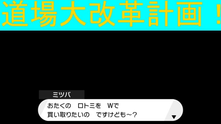 道場大改革計画！これも立派なビジネスです（ポケットモンスターソード#level53）