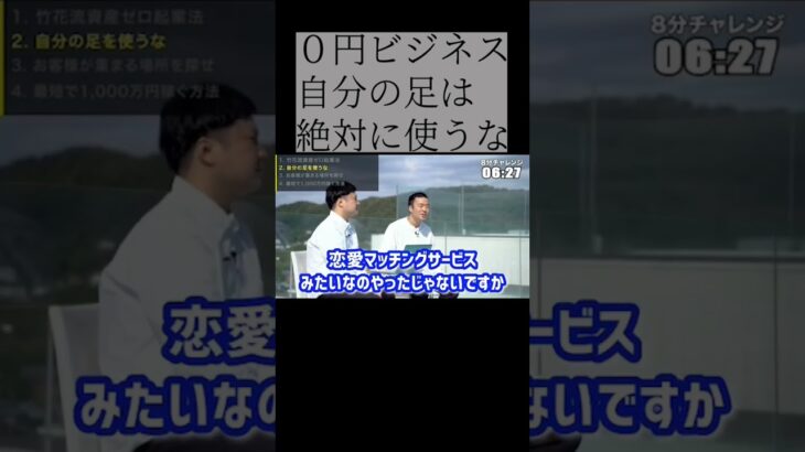 起業するときは自分の足は使わずに脳を使いまくれ！そのために大事な○○とは！？#竹花貴騎 #マーケティング #経営 #ビジネス