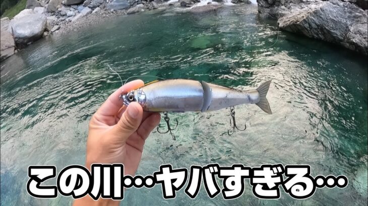 このビッグベイトを投げたら無限に食われる渓流がヤバすぎた。