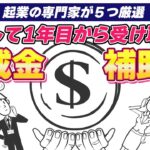 【助成金・補助金】もらわなきゃ損！起業の専門家が５つ厳選