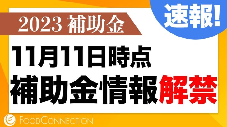 店舗ビジネスのご経営者様必見！2023年の補助金最新情報が発表されました！