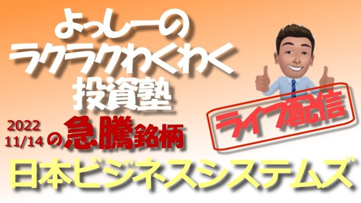 日本ビジネスシステムズ【5036】 急騰急落銘柄を徹底分析！