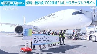 JALの“環境配慮”フライト　燃料はもちろん機内食も(2022年11月19日)