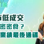 【早市分析】淡市低成交，如何密密食？美團業績最後通碟！ |  嘉賓︰ 吳頴姍(豹姐) | MegaHub | PowerTicker | 24/11/2022