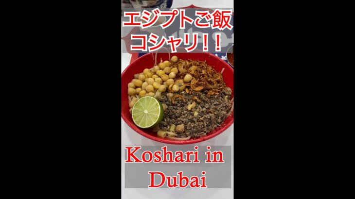 #dubai #ドバイ #食レポ #koshari #コシャリ #エジプト #egypt #yomochi #ショート