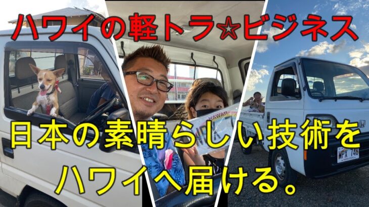 【ハワイへ日本の素晴らしい技術を☆軽トラビジネス】日本からたくさんの軽自動車をアメリカへ