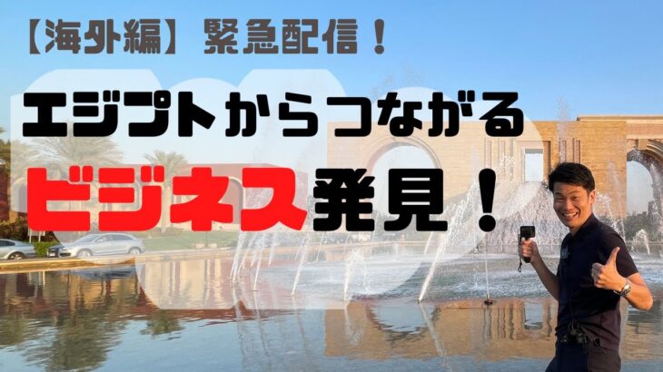 【海外編】エジプトからつながるビジネス発見！