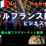 【エールフランス　ビジネスクラス🇪🇸】パリからバルセロナまでのフライト✈️＆最大級のフリーマーケット＆街中を散策！🚶〖フライトレビュー／ビジネスクラス〗／ヨーロッパ周遊#03