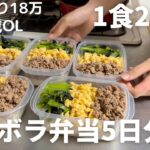 【1食200円】【そぼろ丼弁当】5日分作り置きして冷凍する25歳OL