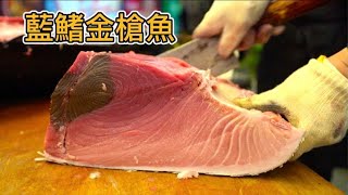 上海165斤藍鰭金槍魚開魚秀！一口68元還得搶，到底有多好吃？米其林一星拉麵，牛腸鐵板燒，在上海日料吃飽吃好要多少錢？