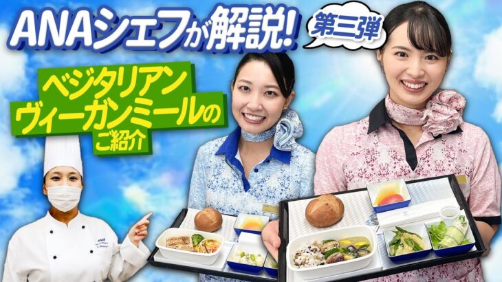 【ANAシェフ実演】ベジタリアン・ヴィーガンミールの特別機内食！【第三弾：野菜を中心としたお食事編】