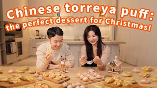 Chinese torreya puff：the perfect dessert for Christmas! | 曼食慢语