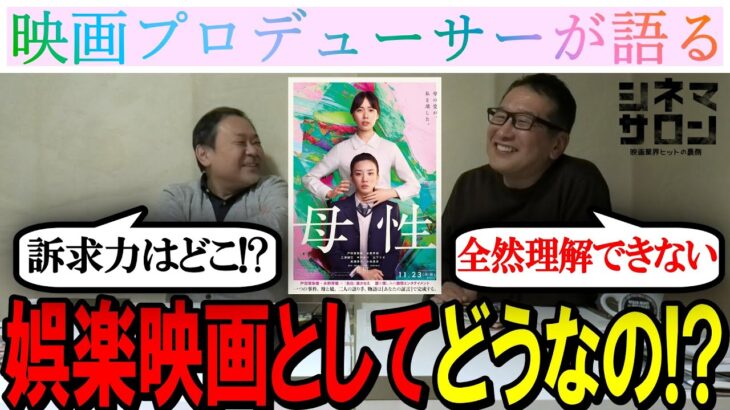 【母性】ビジネス的スキームは満載！娯楽映画としては！？