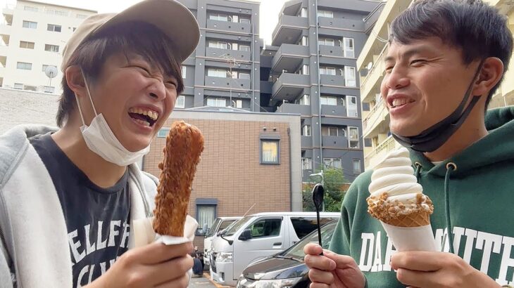 原宿名物！？クロッカンシューザクザクを食おう！