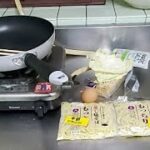 西成あいりん地区 ビジネスホテルの通称『絶望キッチン』でマジックソルト焼きそば作ります