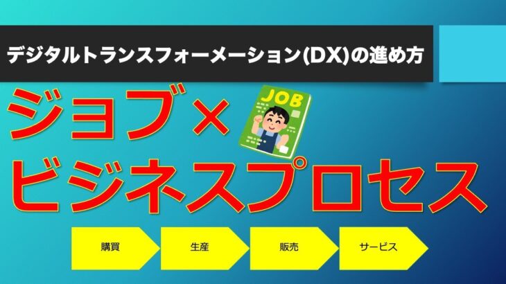 ジョブとビジネスプロセスの設計法