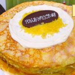 【19万人突破記念】HARBSの大きいミルクレープケーキ【大食い】