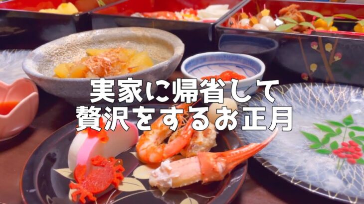 【1日の食生活】実家に帰省したお正月食事vlog【独身アラサーOL】