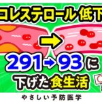 【医師解説】コレステロール値を291から93まで下げた食生活