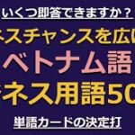 ビジネスチャンスを広げる　ベトナム語ビジネス用語500選