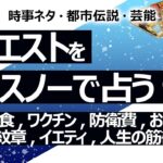 【90回目】イエスノーでリクエストを占いまくるコーナー……コオロギ食、ワクチン、防衛費、おぎやはぎ、王家の紋章、イエティ（雪男）、人生の筋書き・運命【占い】（2023/1/8撮影）