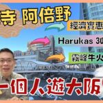 ［Let’s Go 日本🇯🇵 2022大阪篇 Ep07］天王寺 阿倍野 / 食經濟實惠自助午餐 / Harukas 300 展望台睇夜景 / 霧峰牛火鍋放題 / 港幣$300一晚嘅酒店開箱