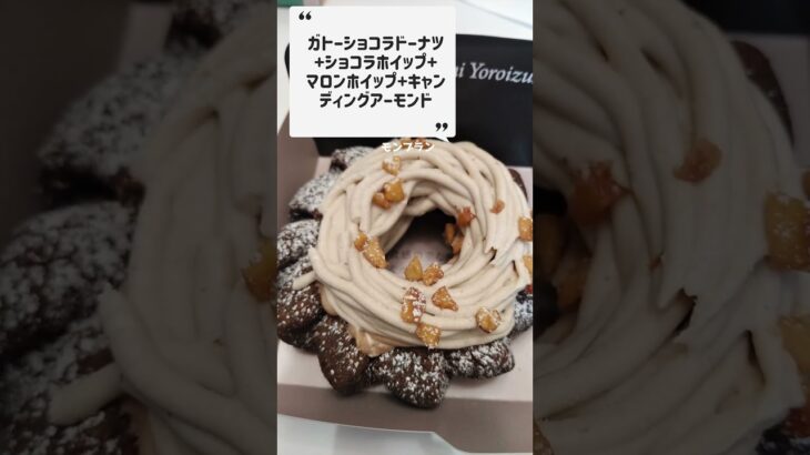 【ミスド新作】ヨロイヅカ式ガトーショコラ４種類実食🍩｜Mister donut｜Sapporo｜chocolate｜#shorts